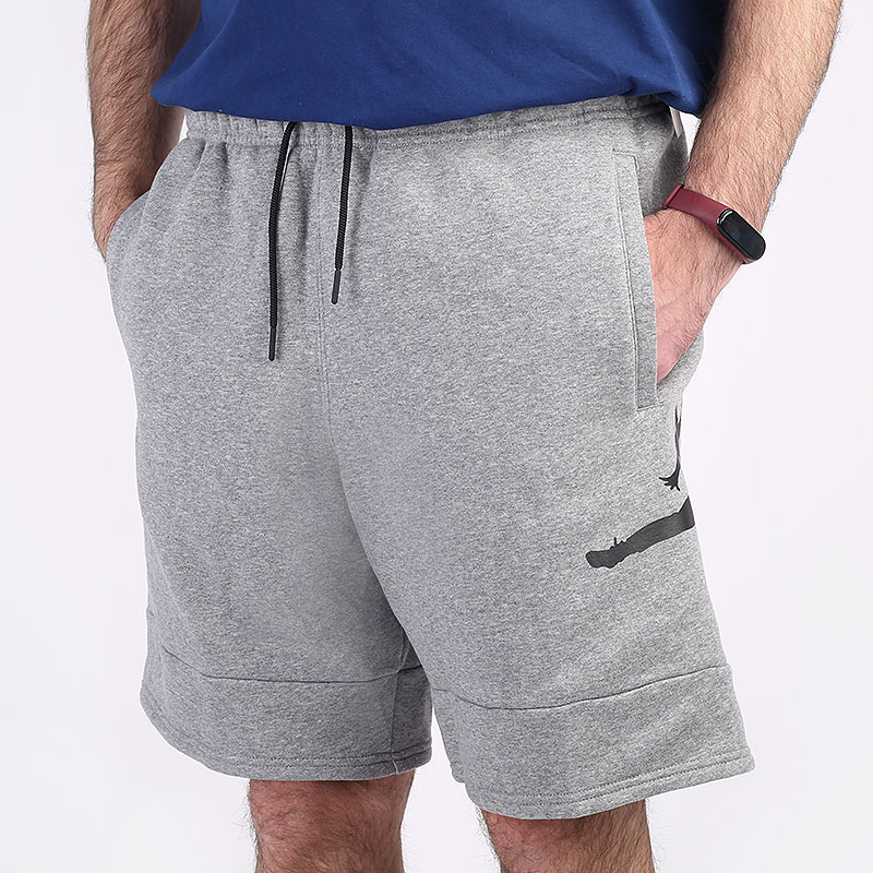 мужские серые шорты  Jordan Jumpman Air Fleece Shorts CK6707-091 - цена, описание, фото 1